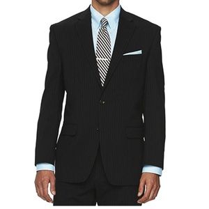 Chaps Pin Stripe Comfort-Fit Performance Jacket 40